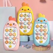 Resim Bebek Müzikli Telefon Oyuncak, Erken Eğitim Öğrenme Makinesi, Güvenli Dokunmatik ve Çal Müzik Oyuncak, ABS Malzeme, Renkli Kılıflar ile, 0-3 Yaş İçin, Noel ve Cadılar Bayramı İçin İdeal Hediye 