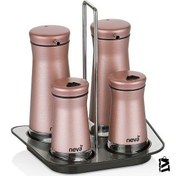 Resim Neva N2493 Sweet Maxi 4'Lü Baharat Seti-Rose Chocolate 