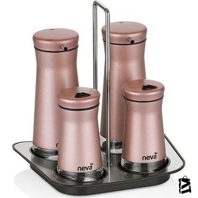 Resim Neva N2493 Sweet Maxi 4'Lü Baharat Seti-Rose Chocolate 