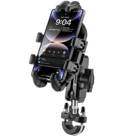 Resim Gm3 Gidona Bağlanan Motosiklet Telefon Tutucu Bisiklet /e-scooter 