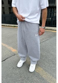 Resim Flex Tech Oversize Eşofman Gri Melanj Gri Melanj 