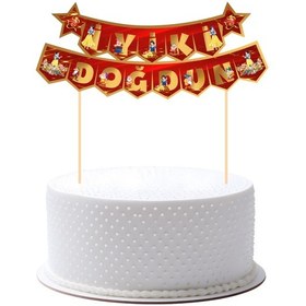 Resim Pamuk Prenses Pasta Üstü Banner Tüm Yaşlar 