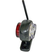 Resim Carub Tas Mini Takoz Lamba 12 Ledli Kırmızı-beyaz Bl014kb (2 Li) 