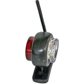 Resim Carub Tas Mini Takoz Lamba 12 Ledli Kırmızı-beyaz Bl014kb (2 Li) 