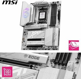 Resim MSI MPG B850 EDGE TI WIFI AM5 DDR5 8400MHZ(OC) HDMI 4x M.2 USB 10Gbs 5G LAN WI-FI 7 ATX 