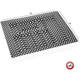 Resim Eco Modül Kaşıklık Damalı 66x49 Royaleks-acero-20126 Çok Renkli 