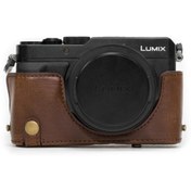 Resim MegaGear MG661 Panasonic Lumix DMC-LX100 Deri Kamera Çantası 