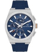Resim Sergio Tacchini St.1.10362.2 Tüm Fonksiyonları Aktif Silikon Kordonlu Lacivert Erkek Kol Saati 