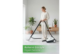 Resim Kiwi KSC-4255 Çok Fonksiyonlu Buharlı Temizleyici 1500 W Güç ve Geniş Aksesuar Seti ile 