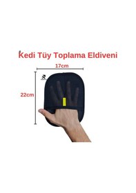 Resim Enfa Kedi Tüy Toplama Eldiveni Tüy Toplama Köpektüy Toplama Eldiveni 