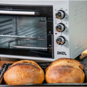 Resim Akel Af280l Lambalı, Termostatlı, Saatli 32 Litre Midi Fırın 