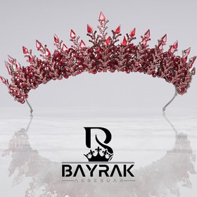 Resim STELLA -506- / 3 Boyutlu Kına Tacı - Bordo 