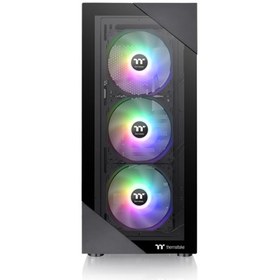 Resim THERMALTAKE view 200 tg 650w 80+ argb 3x120mm fan tempered glass pencereli oyuncu kasasi view 200 tg 650w 80+ argb 3x120mm fan tempered glass pencereli oyuncu kasası