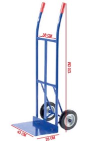 Resim aygmax Koli Yük Taşıma Arabası El Arabası 150 Kg 