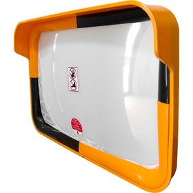 Resim İleri Trafik Trafik Güvenlik Aynası 40 x 60 cm Sarı-Siyah, Tümsek Ayna, Otopark Aynası 