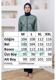 Resim Rozamay Paraşüt Tam Kapalı Tesettür Mayo 3508 Koyu Lacivert 