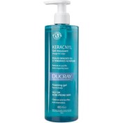 Resim Ducray Keracnyl Foaming Gel - Yağlı ve Akne Eğilimli Ciltler İçin Temizleme Jeli 400ml 
