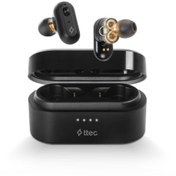 Resim Ttec BT5.0V AptX Teknolojili Mikrofonlu Bluetooth Kulaklık, İPX5 Su Geçirmez Çift Sürücülü Kulaklık 