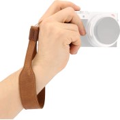 Resim Megagear Mg1613 Hakiki Deri Fotoğraf Makinesi Bilek Kayışı 