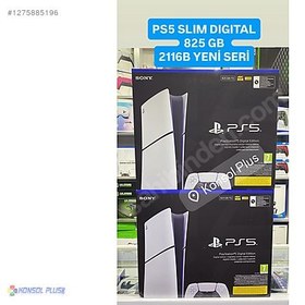 Resim PS5 SLİM DİGİTAL 825 GB CFI-2116 AVRUPA SÜRÜM İTHALATÇI GARANTİ 