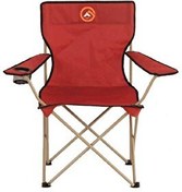 Resim Famedall Baskırı Katlanır Kırmızı Kamp Sandalyesi 