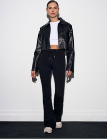 Resim Dilvin 71891 Beli Lastikli İspanyol Paça Eşofman-siyah Siyah 