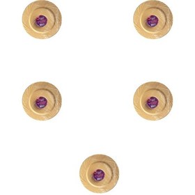 Resim Kullan At Parti Davet Sunum Servis Plastik Sert Mika Tabak - 26 Cm. - Krem - 6 Adetlik 5 Paket 