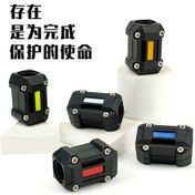 Resim 22/25/28mm Motosiklet Tampon Koruyucu Crash Barlar Blok Motor Koruma Evrensel Black 6pcs Black 6pcs 