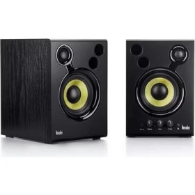 Resim Djmonitor 42 – Profesyonel 2 Yönlü Aktif Dj Monitörleri, 4.5” Hoparlörlerle Studio ve Dj 