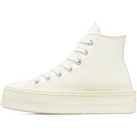 Resim Converse Chuck Taylor All Star Modern Lift Platform Canvas Kadın Günlük Ayakkabı A06140c Krem A06140c Krem 