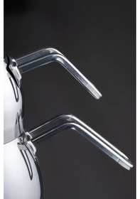 Resim Acar Alexi Gümüş Orta Boy 0,80 /1 ,75 Lt Çelik Çaydanlık Takımı 0456 Gümüş 