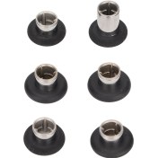 Resim Vkemall Xbox One Elite Controller Series 2 Model 1797 İçin 6'lı Metal Mod Değiştirilebilir Dokulu Joystick Takımı - Kauçuk Ve Paslanmaz Çelik Malzeme, Dayanıklı Ve Kalite Oyun Deneyimi -- 