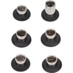 Resim Vkemall Xbox One Elite Controller Series 2 Model 1797 İçin 6'lı Metal Mod Değiştirilebilir Dokulu Joystick Takımı - Kauçuk Ve Paslanmaz Çelik Malzeme, Dayanıklı Ve Kalite Oyun Deneyimi -- 