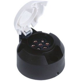 Resim Aksa 7'li S Tipi Plastik Traktör Römork Prizi Vidalı - 14-009 