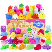 Resim 33 adet Kawaii Squishies - Mochi Squishy Oyuncaklar Çeşitli Renkler ve Tasarımlarla, Çocuklar İçin Eğlenceli Parti Hediyeleri, Sınıf Ödülleri, Noel Hediyeleri ve Rastgele Stiller, Sevimli Squishies, Sınıf Ödülleri, Canlı Renkler, Yumuşak Dokulu 