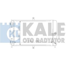 Resim KALE OTO Radyatör 1601012PF Su Radyatörü Samara 86- 1.3 1.5 Mt 2 Sıra 