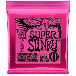 Resim Ernie Ball P02223 Super Slinky 09-42 Elektro Gitar Teli 