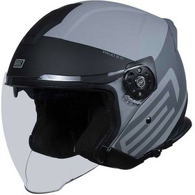 Resim Palio 2.0 Scout Mat Grey Güneş Vizörlü Açık Kask. C2 Gri 