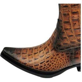 Resim Güvener Taba Hakiki Deri Kovboy Bot 