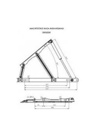 Resim Kalite 2 Adet 750 N Baza Amortisörü Baza Pistonu N11.36930 