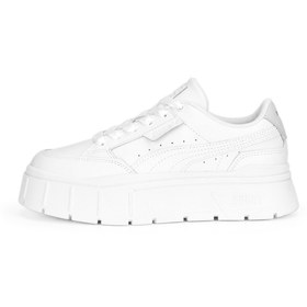 Resim Puma Mayze Stack Soft Kadın Beyaz Spor Ayakkabı 39108304 I-32 001 