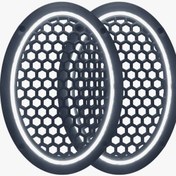 Resim FORX5 PEMBE Neon Işıklı 6x9 Oval Hoparlör ve Midrange Kapağı 1takım (2adet) 