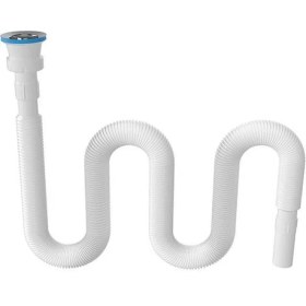 Resim Kalde Uzun Körüklü Lavabo Sifonu 