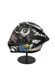 Resim WOSEN Ws-602 Güneş Gözlüklü Full Face Kask (Şeffaf Vizörlü) MATT BLACK W5 (602) 