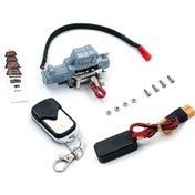 Resim Xiyyadms 1/10 1/8 Rc Araçlar İçin Uzaktan Kumandalı Çelik Vinç Sistemi Xt60 Bağlantılı 