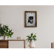 Resim Bk Home Atatürk Tasarımlı Doğal Masif Ahşap Çerçeveli Tablo 45X65 (551057812) 