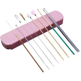 Resim Mufunye 8 Parça Kulak Temizleme Seti Kulak Kiri Temizleyici Dekompresyon Kulak Masaj Aleti Kulak Temizleme Aletleri Kulak Bakım Seti 