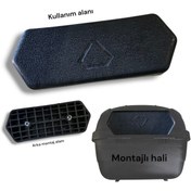 Resim MOTOLİNAS Motosiklet Arka Çanta Sırt Dayama Pedi (her Çanta İle Uyumuludur) 