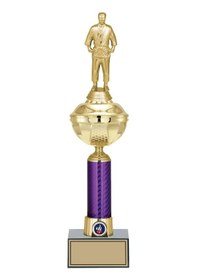 Resim Odak Kupa - Figürlü Kupalar - Judo / Karate Figürlü Kupalar Fg-059 B - 44 Cm Altın - Beyaz 