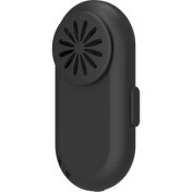 Resim YKD Store K1 Mini Klips Tipi Maske Fan USB Şarj 3 Vitesli Ayarlanabilir Küçük Fan (Siyah) 
